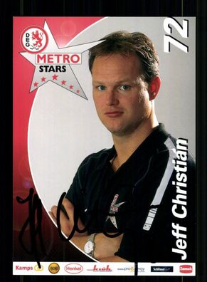 Jeff Christian Autogrammkarte Düsseldorfer EG 2002-03 Original Sign+ A 238819