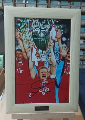 Stefan Effenberg Bayern München Champions League Sieger 2001 Original Signiert