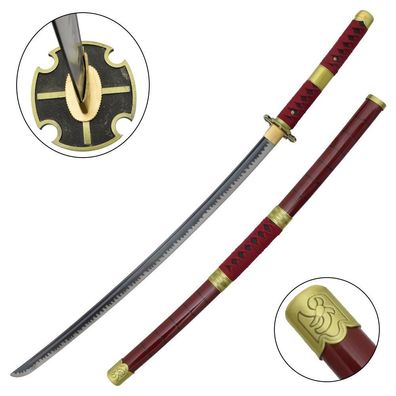 One Piece Sandai Kitetsu Zoro Katana handgeschmiedet