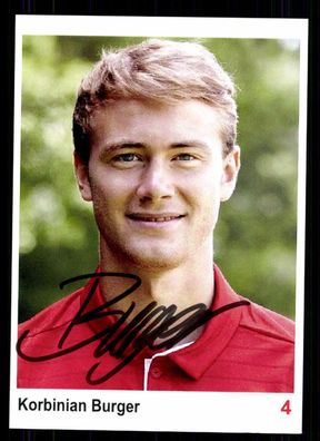 Korbinian Burger Autogrammkarte Bayern München II 2016-17 Original Signiert