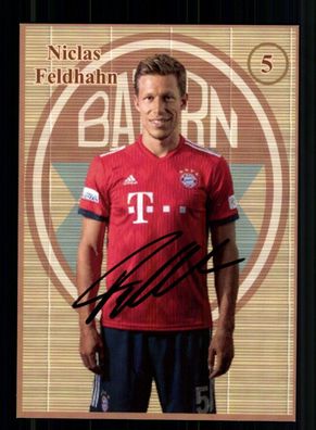 Nicolas Feldhahn Autogrammkarte Bayern München Amateure 2018-19 Original Sign