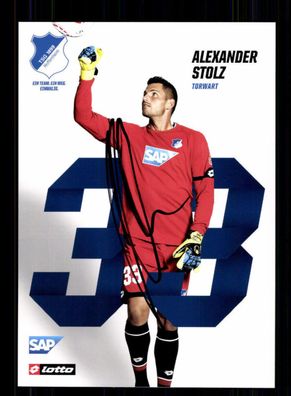 Alexander Stolz Autogrammkarte TSG Hoffenheim 2017-18 Original Sign+A 170919