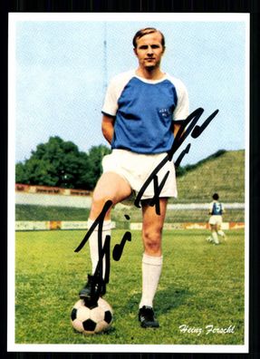 Heinz Ferschl Hertha BSC Berlin Autogrammkarte Original Signiert