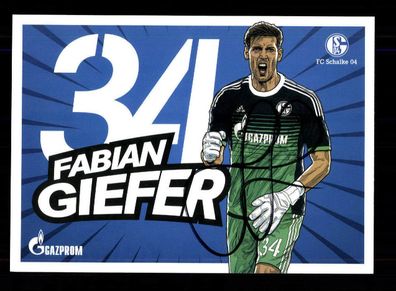 Fabian Giefer Autogrammkarte FC Schalke 04 2016-17 Original Signiert+A 145783