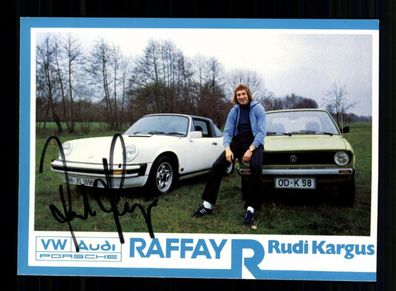 Rudi Kargus Raffay Autogrammkarte Hamburger SV 70er Jahre Orig Sign+ A 239244