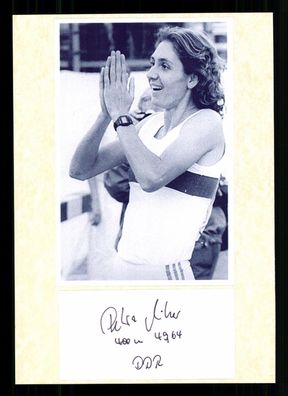 Petra Müller DDR 2. Olympia 1988 4x400 Meter Original Signiert # G 43042