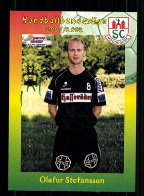 Olafur Stefansson Autogrammkarte SC Magdeburg 2001-02 Original Signie+ A 238971