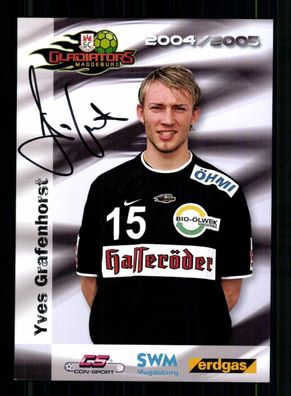 Yves Grafenhorst Autogrammkarte SC Magdeburg 2004-05 Original Signiert+ A 238981