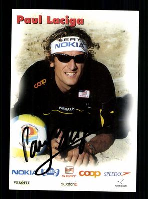 Paul Laciga Autogrammkarte Original Signiert Beachvolleyball + A 239377