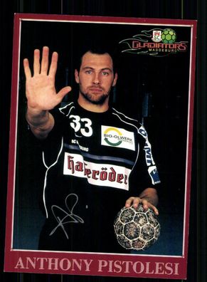 Anthony Pistolesi Autogrammkarte SC Magdeburg 2002-03 Original Signier+ A 238990