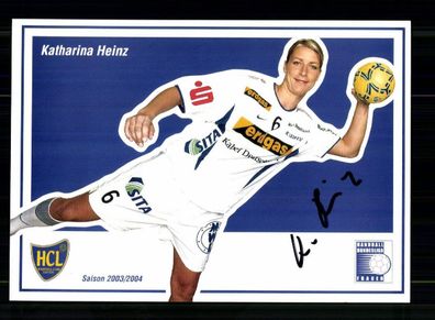 Katharina Heinz Autogrammkarte HC Leipzig 2003-04 Original Signiert+ A 239015