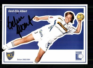 Gerd Elin Albert Autogrammkarte HC Leipzig 2003-04 Original Signiert+ A 239016