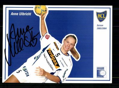Anne Ulbricht Autogrammkarte HC Leipzig 2003-04 Original Signiert + A 239019