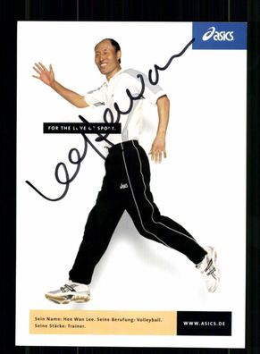 Hee Wan Lee Autogrammkarte Volleyball Nationalmannschaft Orig Sign+ A 239066