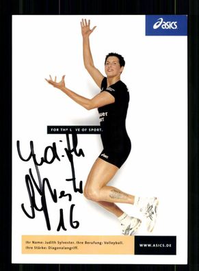 Judith Sylvester Autogrammkarte Volleyball Nationalmannschaft Orig Sig+ A 239067