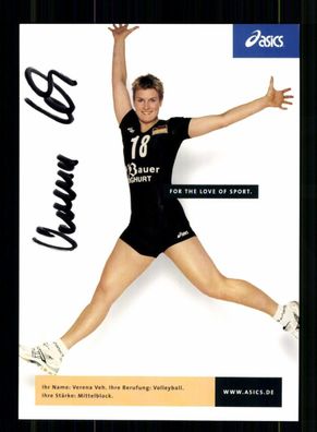 Verena Veh Autogrammkarte Volleyball Nationalmannschaft Orig Sign+ A 239069