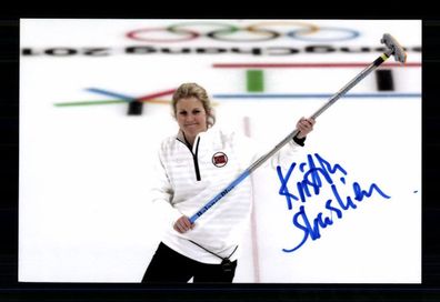 Kristin Skaslien und Magnus Nedregotten Foto Original Signiert Curling + A 239173