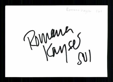 Romana Kayser Original Signiert Beachvolleyball + A 239366