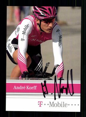 Andre Korff Autogrammkarte Original Signiert Radsport + A 238769