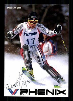 Lasse Kjus Autogrammkarte Original Signiert Ski Alpine + A 239323