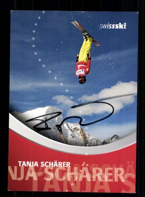 Tanja Schärer Autogrammkarte Original Signiert Ski Freestyle + A 239198