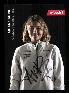 Ariane Burri Autogrammkarte Original Signiert Ski Freestyle + A 239204