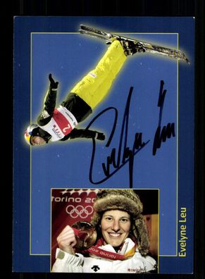 Evelyne Leu Autogrammkarte Original Signiert Ski Freestyle + A 239209