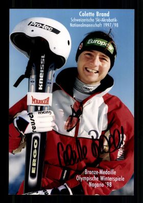 Colette Brand Foto Original Signiert Ski Freestyle + A 239291