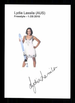 Lydia Lassila Original Signiert Ski Freestyle + A 239311