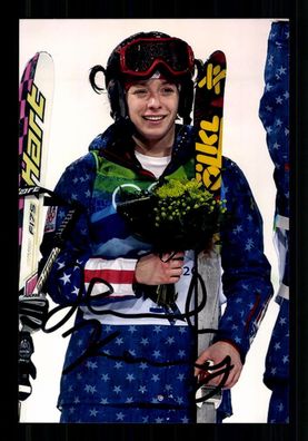 Hannah Kearney Foto Original Signiert Ski Freestyle + A 239290