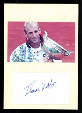 Thomas Muster Tennisspieler Österreich Original Signiert # G 43049