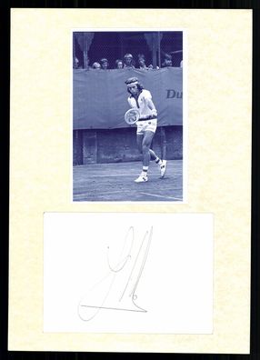 Guillermo Vilas Argentinischer Tennisspieler Original Signiert # G 43054