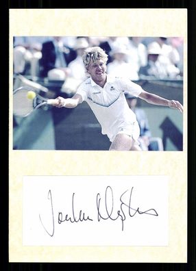 Joakim Nyström Schwedischer Tennisspieler Original Signiert # G 43058