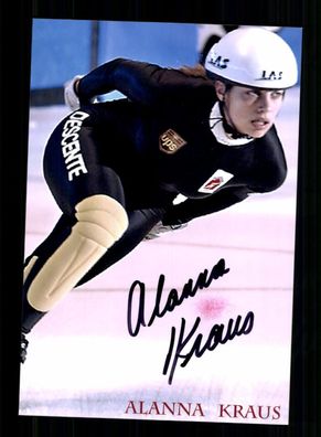 Alanna Kraus Foto Original Signiert Eisschnelllauf + A 238841