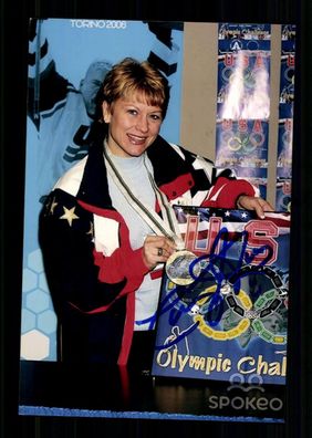 Cathy Turner Foto Original Signiert Eisschnelllauf + A 238852