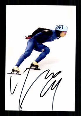Yoon Gy Kwak Foto Original Signiert Eisschnelllauf + A 238874