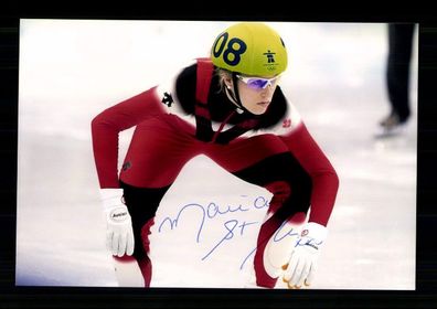 Marianne St. Gelais Foto Original Signiert Eisschnelllauf + A 238898