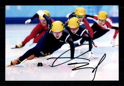 Kim Alang Foto Original Signiert Eisschnelllauf + A 238902