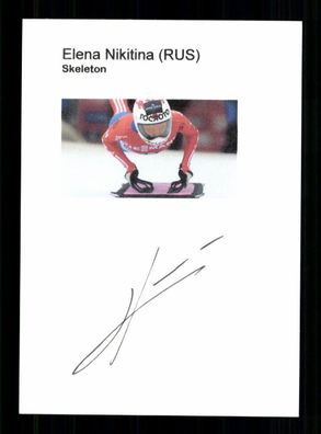 Elena Nikitina Skeleton Original Signiert + A 238755