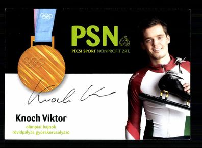 Viktor Knoch Autogrammkarte Original Signiert Eisschnelllauf+ A 238829