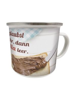 Emaille Becher 0,5 L - Nutella, EB 069