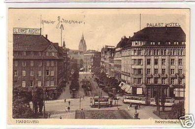 26754 Ak Hannover Bahnhofstraße um 1930
