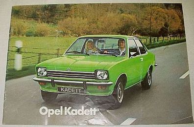 Opel Kadett Werbeprospekt um 1970
