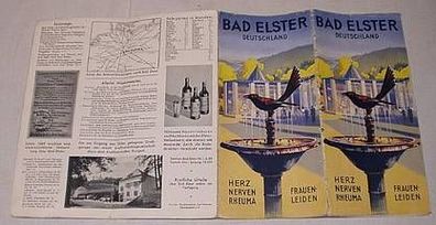Reiseprospekt: Bad Elster, Deutschland 1932