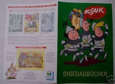 Reklame-Prospekt Mosaik Digedag-Bücher 1995