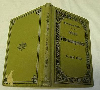 Sammlung Göschen - Italienische Litteraturgeschichte