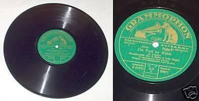 Schellack Platte Grammophon "9. Infanterie Regt" um 1930