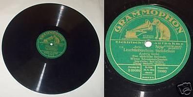 Schellack Platte Grammophon "Ständchen Serenade"um 1930