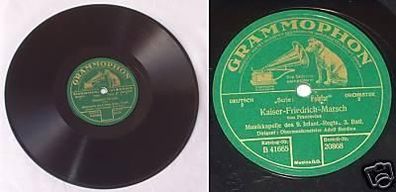 Schellack Platte Grammophon Kavallerie Orchester1930 d
