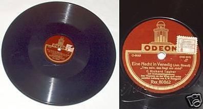 Schellack Platte Odeon "Eine Nacht in Venedig" um 1930